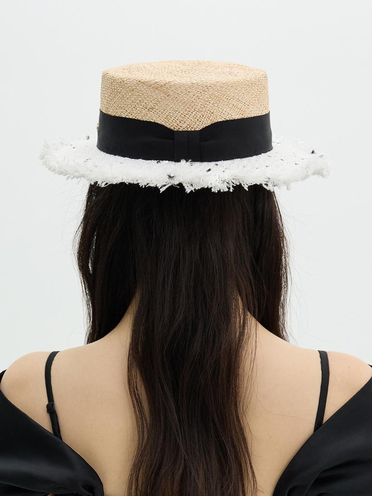 Beulaunhaes Tweed Boater Hat