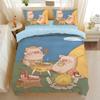 Cute Pig Duvet Cover Cartoon Animal Theme Bedding Set For Kids Adults, Sweet Bedspread Cover Ultra SoftRoom Decor Bedclothes