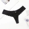 Bow Underwear for Women Low Waist Mesh Lace Briefs Fashion Lace Panties  Lady