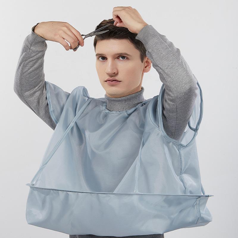 

Pro Adult Haircut Cloak Umbrella Capes Cutting Wrap Hair Shave Apron Hair Barber Gown Cover Household Hairdressing Cape Cover серый