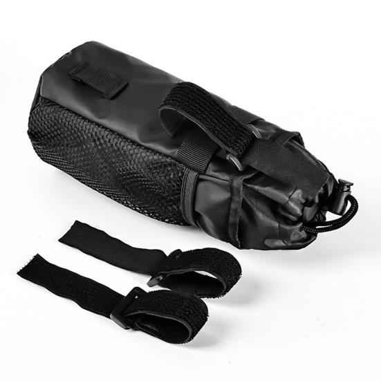 Water Bottle Holder Bag with Fastener Tapes Waterproof Mesh Pocket Design Universal Bicycle Water Bottle Carrier Pouch