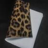 Glitter Shiny Sparkle Leopard Print Fabric PU Leather Waterproof DIY Sewing Bows Craft A4/A5 Sheets