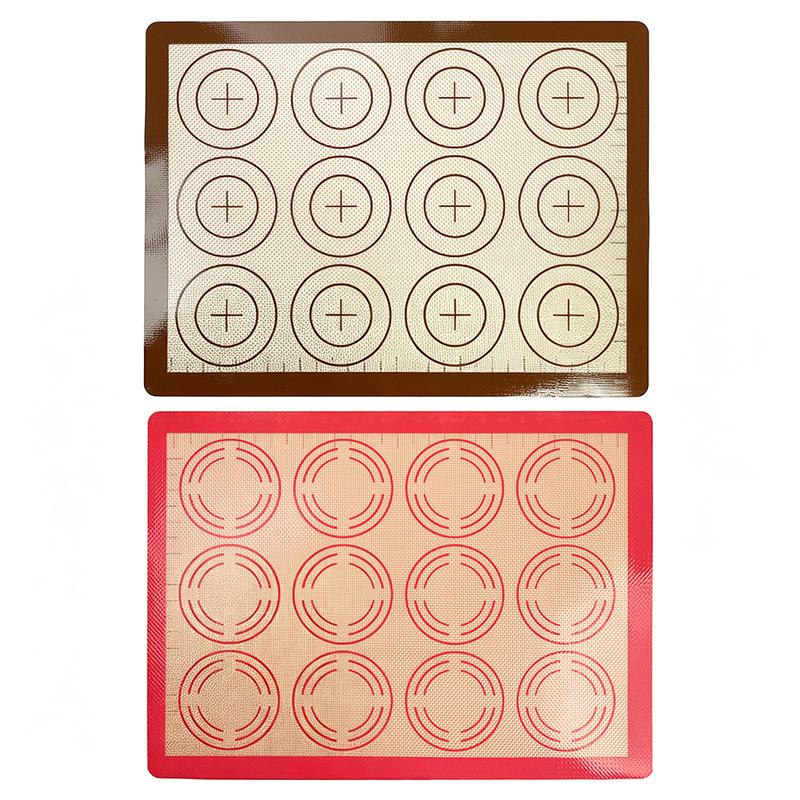 1Pcs Silicone Baking Mat For Oven, Reusable Non-Stick Heat Resistant Bakeware Sheets With Measurements, For Cookie Pastry