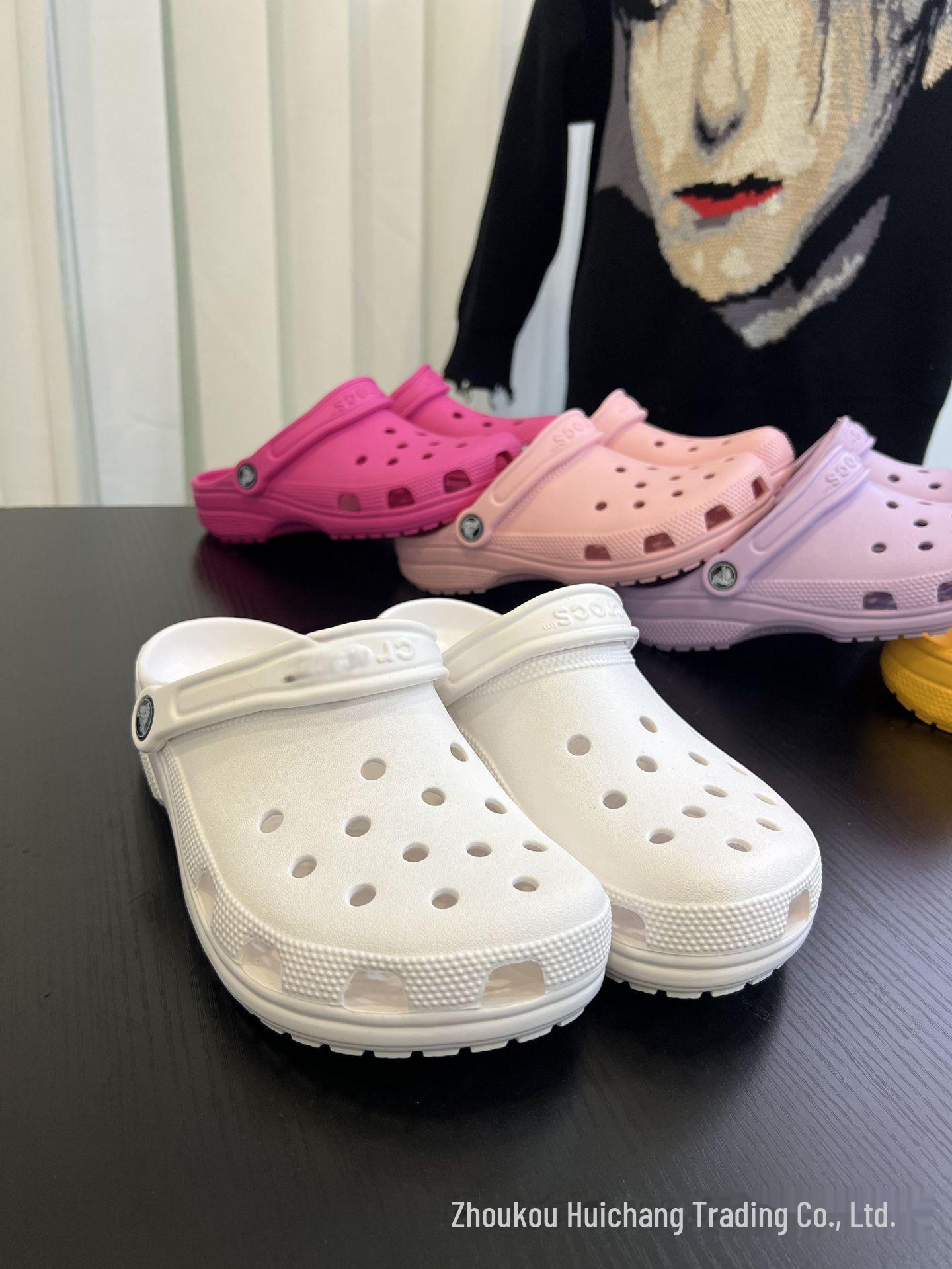 

Чоловічі та жіночі нековзкі пляжні босоніжки Cross Star Hole - класичне парне взуття 40 білий