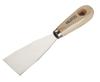 Alyco 196390 Flexible Spatula — 100 Mm Carbon Steel Blade, Wooden Handle
