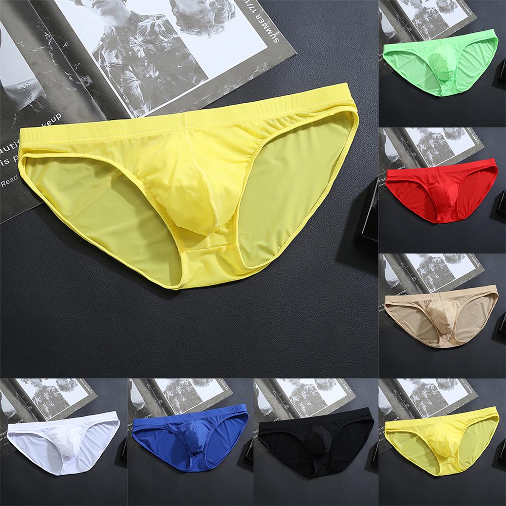 7 Colors Underwear Ice Silk G-Strings Ice silk Men