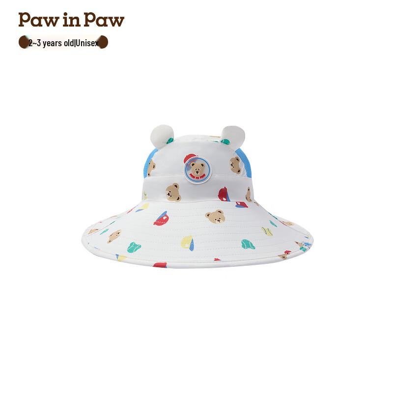 Детская солнцезащитная шляпа PawinPaw с ушками медвежонка 050 фиолетовый