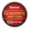 KUREHA Seaguar Grand Max Shock Leader, Fluorocarbon Fishing Line, 30m, 6-gauge, 28lb, Clear