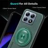 For Magsafe Magnetic 360 ° Rotat Metal Bracket Ring Leather Phone Case For Xiaomi 13T 14T Pro Redmi Note 13 10 11 12 14 Pro Plus