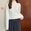 Women's Sweater Mid-length Loose Round Neck Pullover Sweater Autumn and Winter