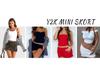 Minigonna Sportiva da Donna per Esterno Primavera/Estate 2025 con Spacco Laterale