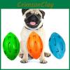 Ball Dog Rugby Squeaky Toy Pet Chew Balls For Medium Large Dogs Gift Durable