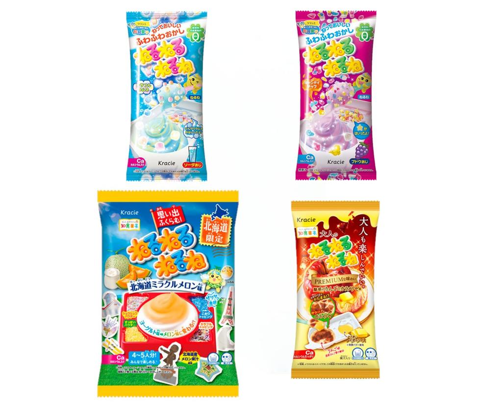 Kracie Foods Neru Neru Neru Variety Soda Flavor Grape Flavor Hokkaido Miracle Melon Flavor Adult Neru Neru Neru for Adults Caramelized Apple