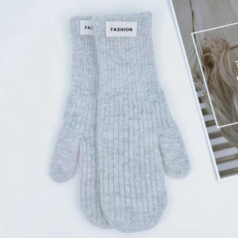 Women's Winter Warm Gloves Outdoor Antifreeze Protective Gloves for Young Girls