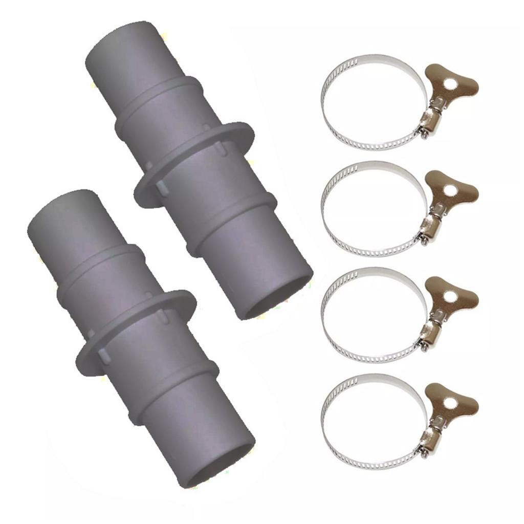 Pool Hose Adapter Connector Coupling Vacuum Hose Adapter Plastic Texture for Swimming Pool Vacuums and Filter Pump Hoses