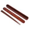 Reusable Wooden Chopsticks Portable Tableware Gift Set Kitchen Utensils for Eating with Box(White Wax Chopstick Box Chopsticks )