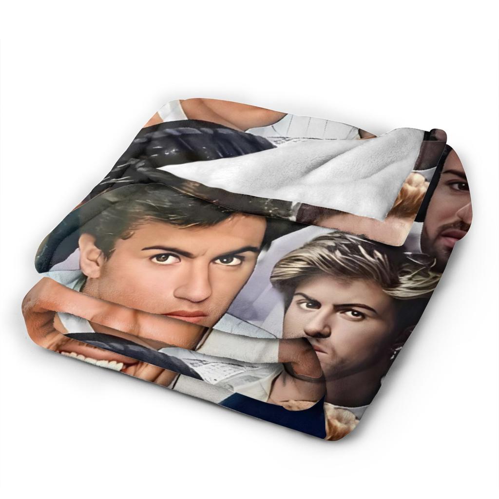 George Michael Decke Super Warm Plüsch Überwurfdecke Für Heimdeko Dekorative Flanell Tagesdecke Bettbezug