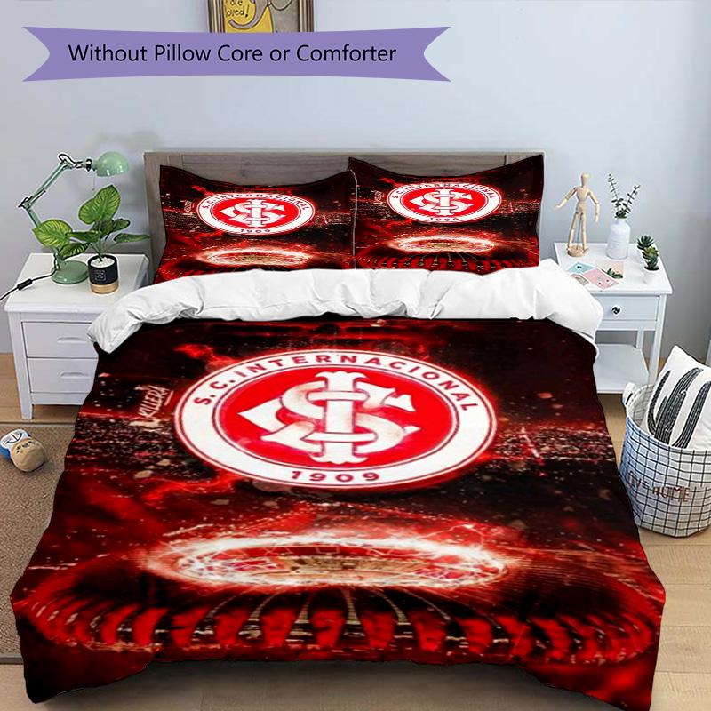 SC Internacional1 Printed Pattern Duvet Cover Set – includes 1 duvet cover and 2 matching pillowcases Bedroom decor Christmas gifts
