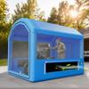 Inflatable Paint Booth, 3 x 2.5 x 2.5 m, Inflatable Spray Booth with 550W Powerful Blower and Air Filter System, Round Roof, for Painting Bicycle,