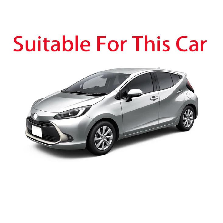 For Toyota Aqua XP210 Car Accessories ABS Chrome Door Side Mirror Cover Trim Rear View Cap Overlay Molding Garnish