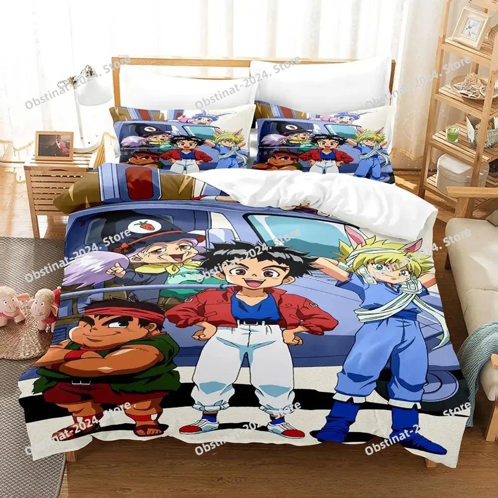 

Comforter Mazinger Z Bedding Set Single Twin Printed Bed Set With Bed Soft Single Double Queen Super King Size Comforter (quilt)-EU Single(135*200cm)3pcs