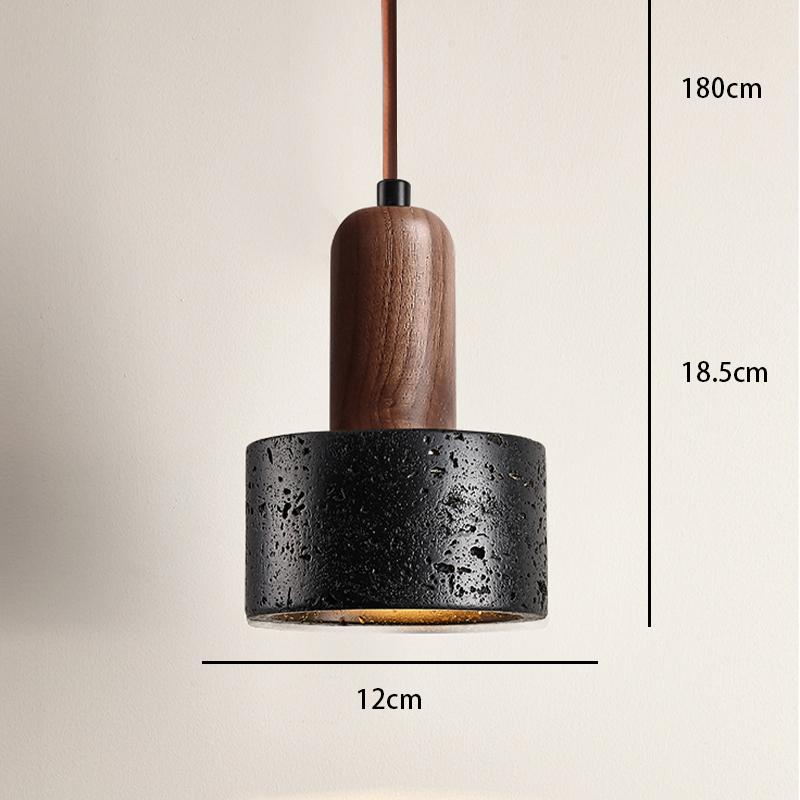 Black Hole Stone Minimalist Minimalist Modern Bedroom Bedhead Designer Nordic Black Restaurant Bar Personality Chandelier