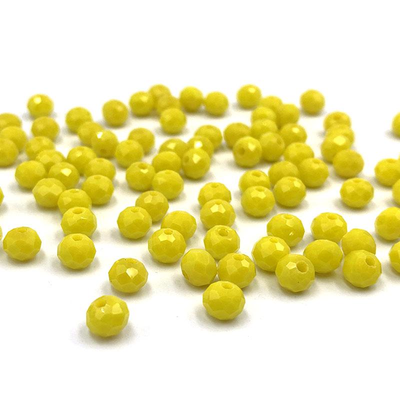 2/3/4/6/8mm Faceted Crystal Beads Bulk Pack - Glass Beads for DIY Bracelets Hairpin Loose Spacer Beads for Jewelry Making