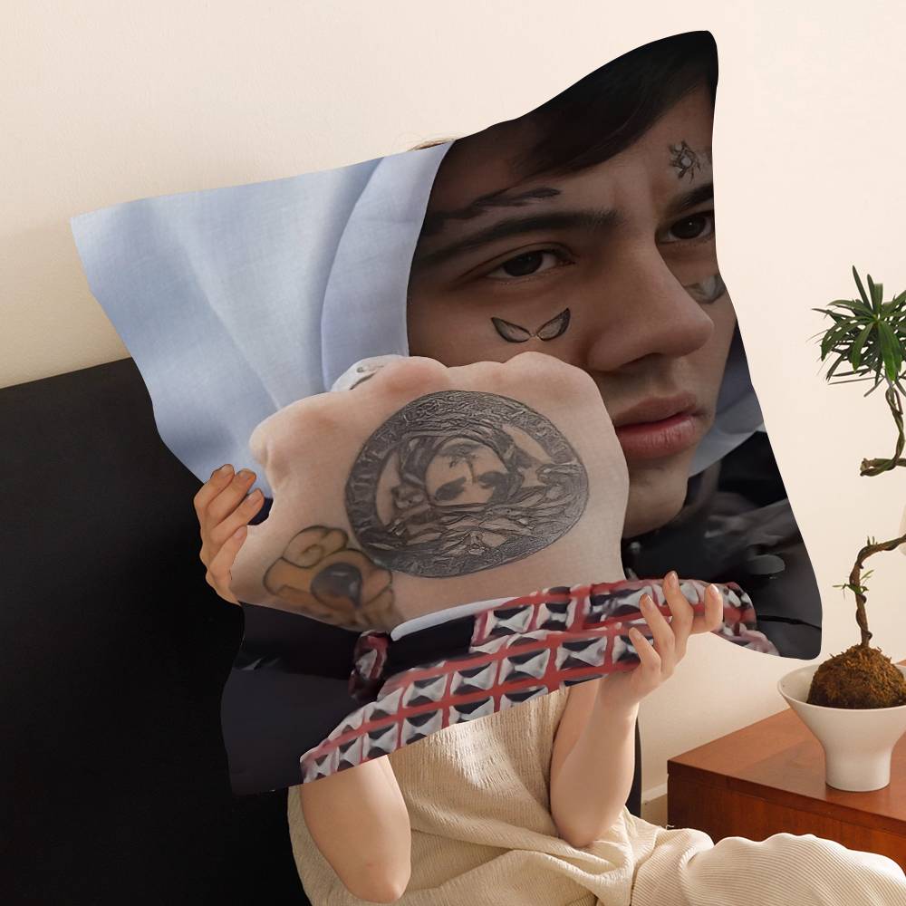D-duki Rapper Cushion Cover Inches Farmhouse Decor Home Throw Pillow Covers for Couch Decorations