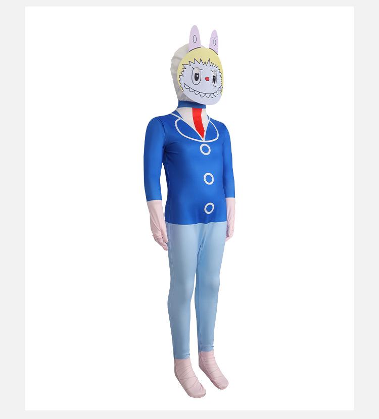 Set Costum Cosplay Labubu Halloween