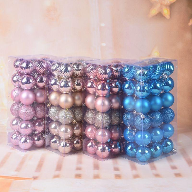 NEW 36Pcs Christmas Tree Hanging Balls Baubles Ornaments for Party Supplies Holiday Decorations