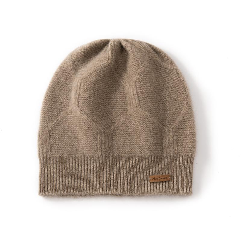 

Women s 100% Cashmere Knit Slouchy Beanie Hat Textured Pattern Warm Soft Cozy Winter Casual Cap Cold Weather Headwear Accessory верблюд