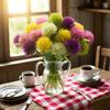10pcs Artificial Plants Plastic Dandelion Home Room Decora Accessories Valentine's Wedding Wreath brial bouquet Flower Diy GIfts