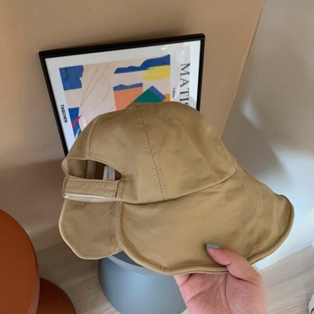 Cute Age Reducing Dome Fisherman Hat Children Summer Velcro Large Brim Sunscreen Hat Basin Hat