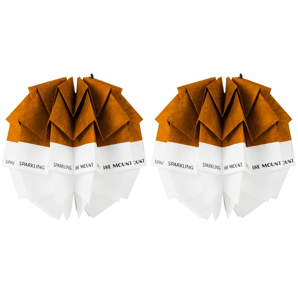 Camping Lampshade Outdoor Card Paper Folded Lampshade For 38 Light,For Goal Zero Universal Camping Light Cover,1/2Pcs