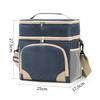 Large Capacity Crossbody Insulated Lunch Bag for Picnics and Outdoor Use