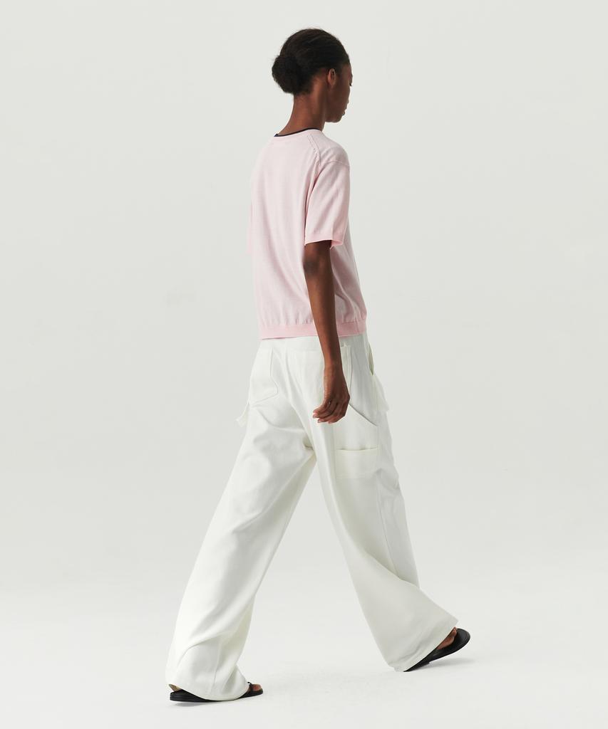 Leuba Carpenter Cotton Pants - White