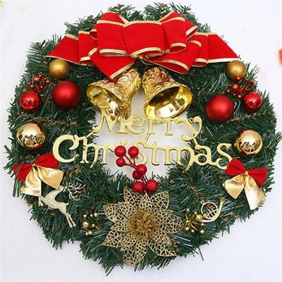 Hot Sale Merry Christmas Decoration Wreath Manufacturer Artificial Greenery Christmas Garland Decoration