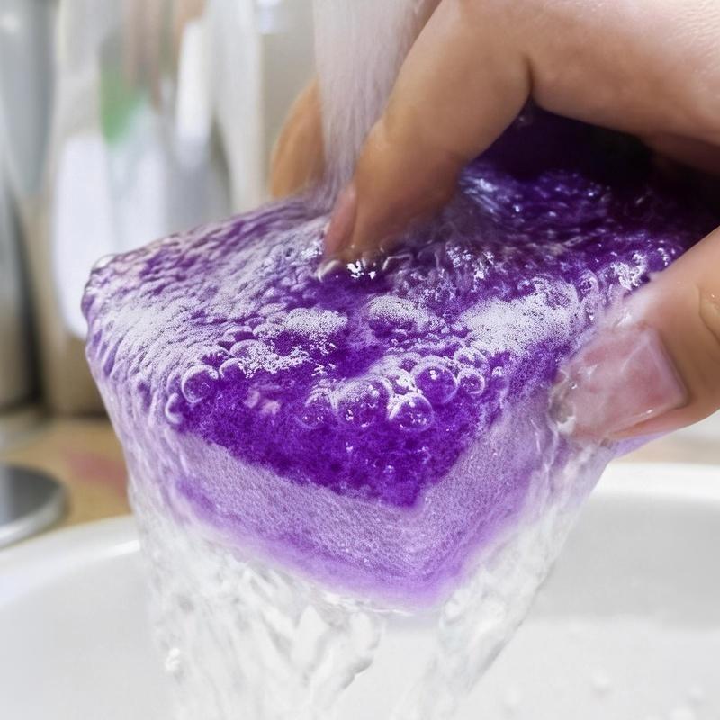 5 PCS Heavy Duty Dishwashing Scrub Sponges Non-Scratch Multi Use for Kitchen Bathroom Wall Tile Cleaning
