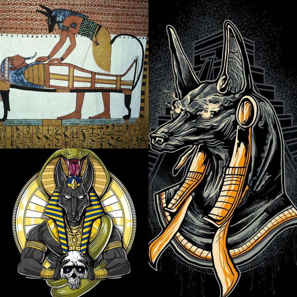 Forntida egyptisk symbol Anubis gud död farao mytologi hänge halsband män kvinnor rostfria stålkedjor smycken gåvor