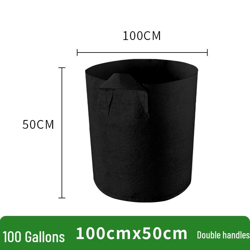 Round Thickened Non-Woven Planting Bag for Flowers and Vegetables 