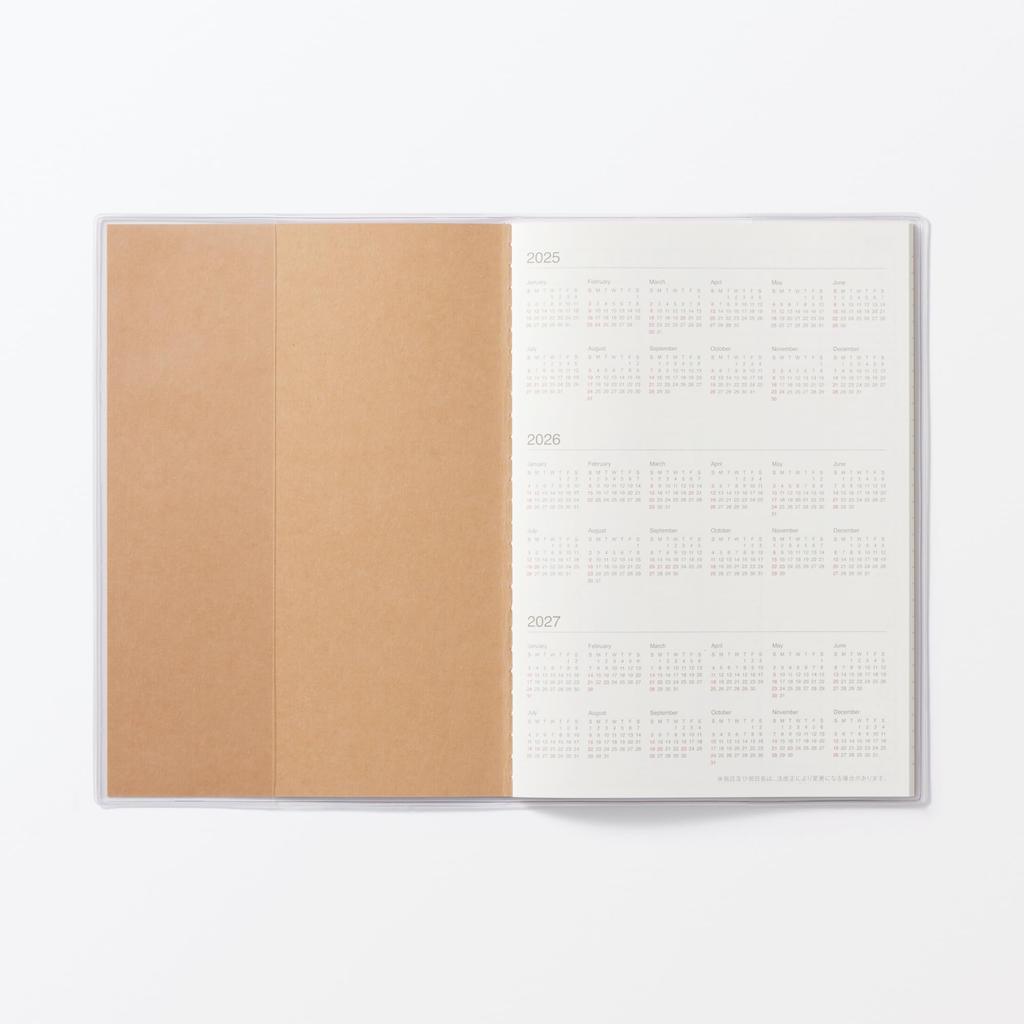 MUJI 2026 A5 Monthly Starting December A5 84854446 Planner, 2025,