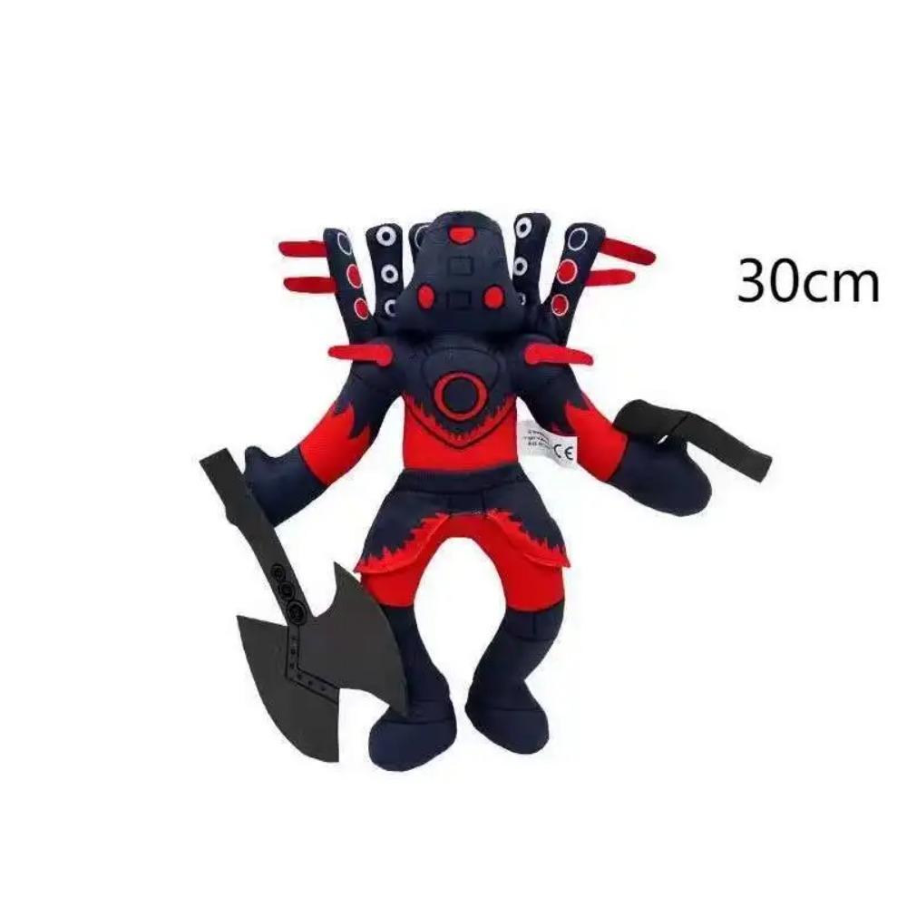 Skibidi Toilette Titanen Clockman Bohrmann TV-Mann Lautsprechermann Gman Plüsch Aufgerüsteter Bohrmann Sprecherkamera Mann Plüschtier