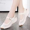  Sapatos Femininas Women Fashion Round Toe High Quality Spring & Summer Hollow Out Shoes Lady Casual Leather Shoe Ab712