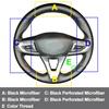 Hand Sewing Car Steering Wheel Cover For Chevrolet Tracker