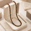 Bohemian Turquoise Coconut Shell Beaded Men's Layered Necklace