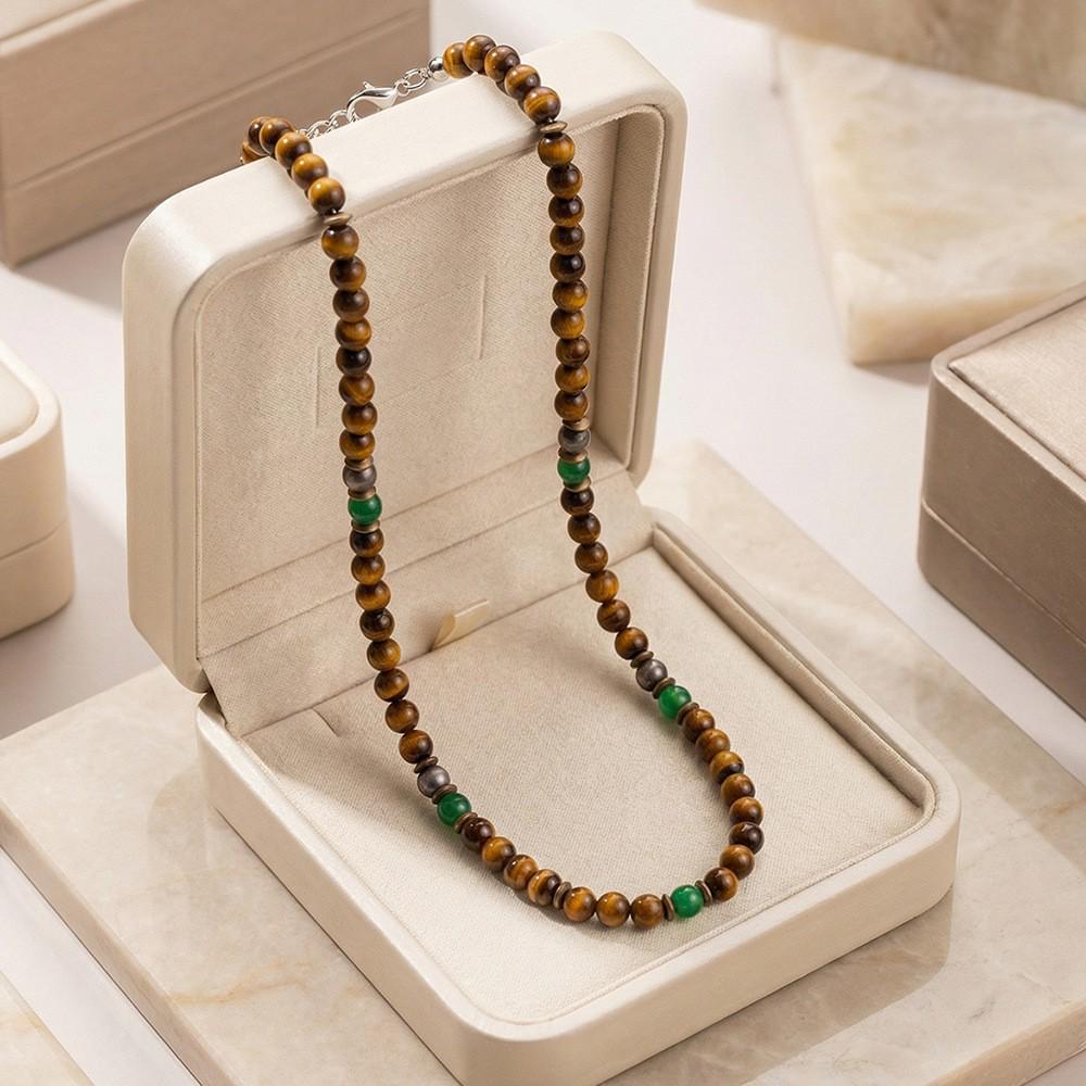 Bohemian Turquoise Coconut Shell Beaded Men's Layered Necklace