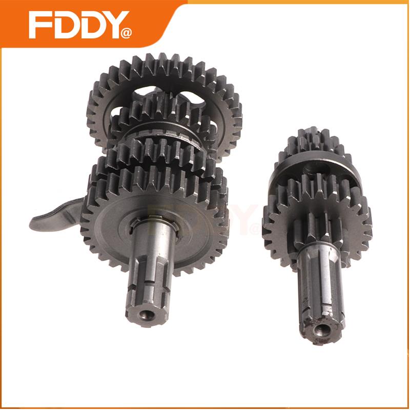 FDDY 110CC ATV 3+1 Getriebe Hauptgegenwellen-Getriebegehäuse-Satz mit Schaltgabel für ATV mit 50cc 70cc 90cc 110cc 125cc Motor.
