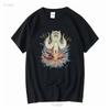 Taille japonaise XL FINAL FANTASY XIV 14 FFXIV T-shirt Hydaelyn Kick Square Enix vintage Lavé Doux homme Polyvalent Unisexe Élégant