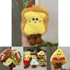 Toast French Fries Sandwich Cake Plush Toy Pendant For Kids And Teens Gift