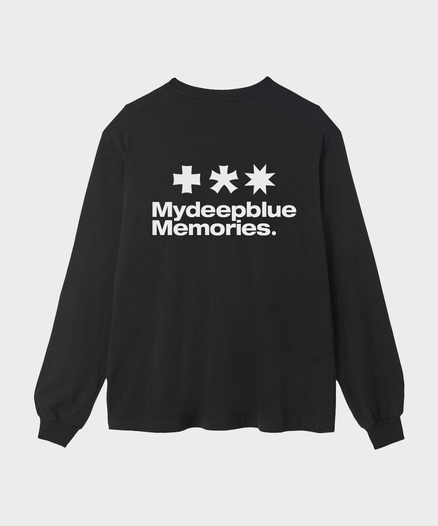 Maidibbeullumemolijeu Mm Symbol Logo Long Sleeve T(White)